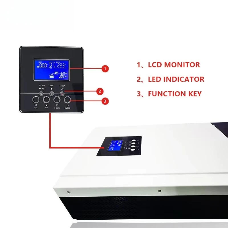 5000W 5600W Hybrid-Solarwechse – Parallel Solar Inverter 48V 5000W Mppt Bewertung und Preis