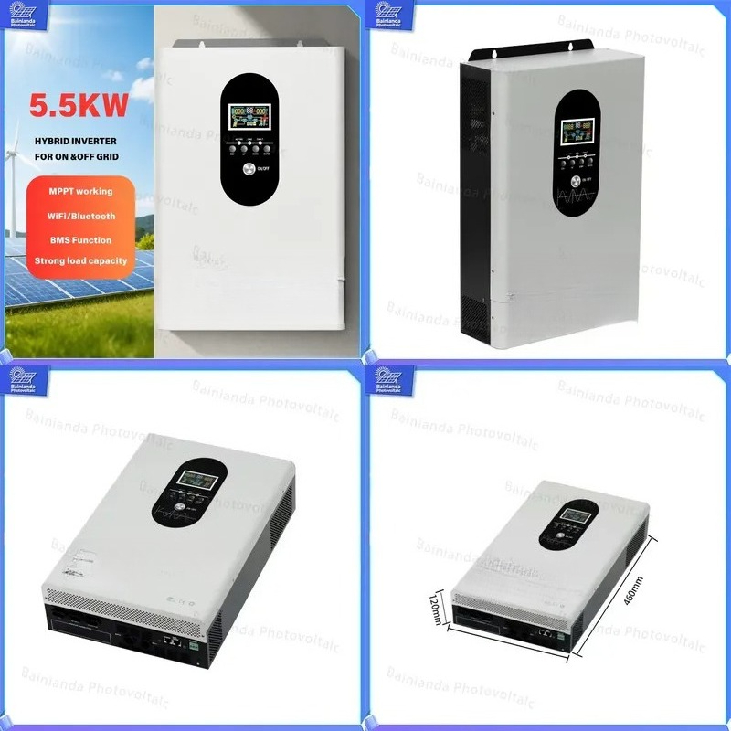 3kW 5,5kW Hybrid-Solarwechselr – Hybrid Solar Inverter 5.5Kw Mppt 48V Bewertung und Preis
