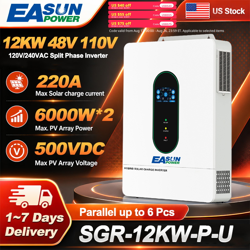 EASUN POWER 12KW Split-Phase N – Grid Tie Inverter Limiter 2000W Bewertung und Preis